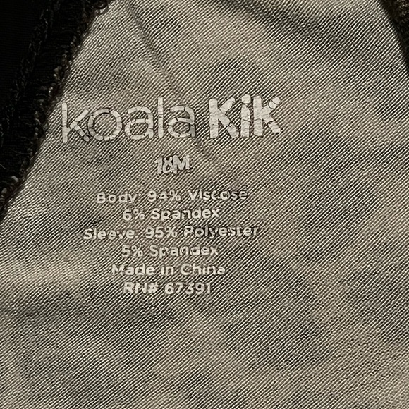 Koala Kik Leopard Print Top Sz 12/18 Months - Picture 5 of 5